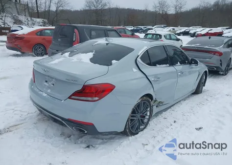 2019 Genesis G70 3.3T Advanced z USA, uszkodzony, nr VIN KMTG74LEXKU031746